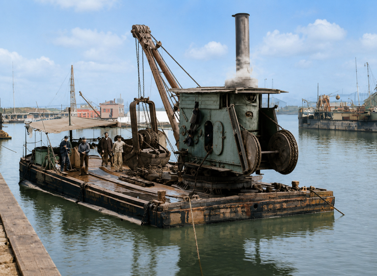Dandenong Floating Crane