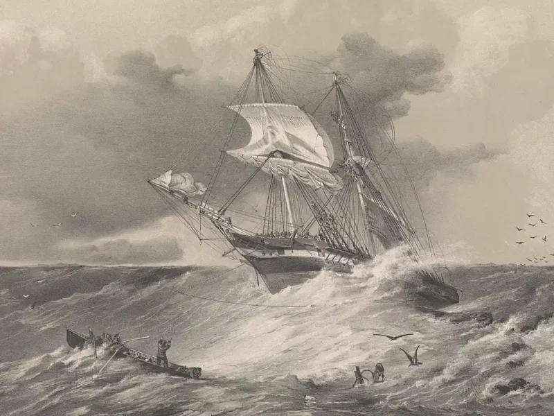 HMS Sappho, the British ship that seized an American slave brig causing a  diplomatic incident, and then disappeared without a trace